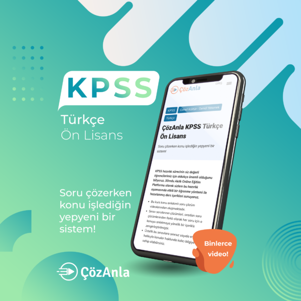 LimonDers KPSS Türkçe Ön Lisans