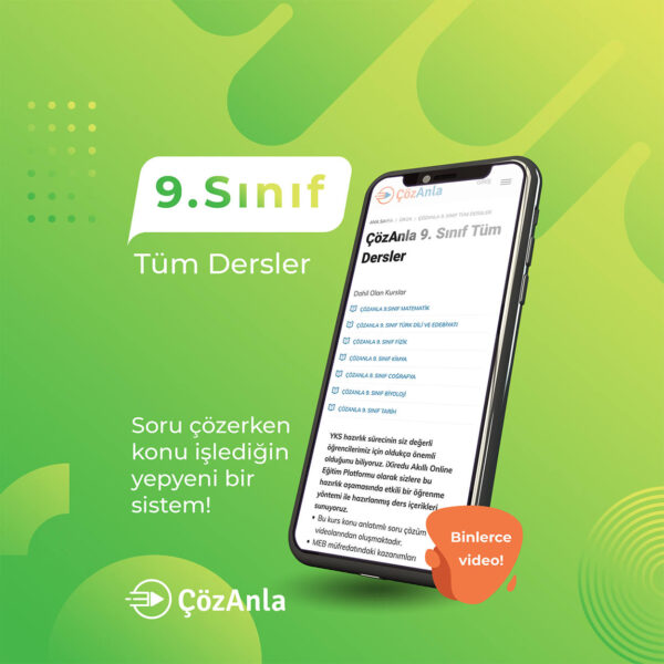 LimonDers 9. Sınıf Tüm Dersler