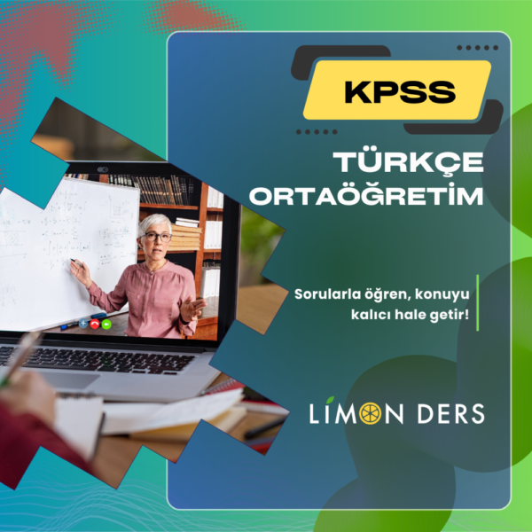 LimonDers KPSS Türkçe Ortaöğretim