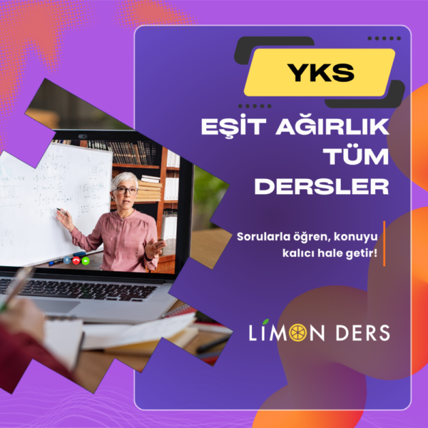 LimonDers YKS Eşit Ağırlık Tüm Dersler